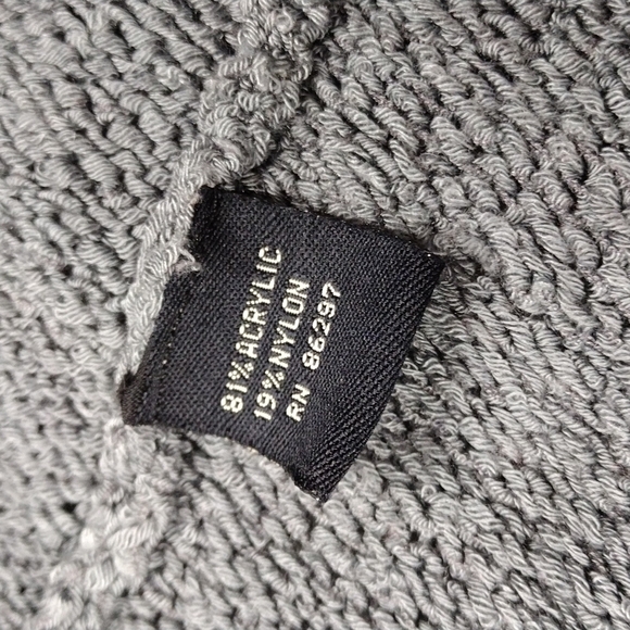 Bcbgmaxazria Gray Shawl Collar Long Sleeve Zipper Front Knit Cardigan Sweater - Picture 6 of 11